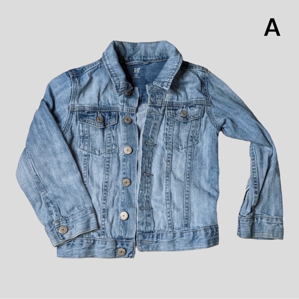 Gap kids light denim jacket